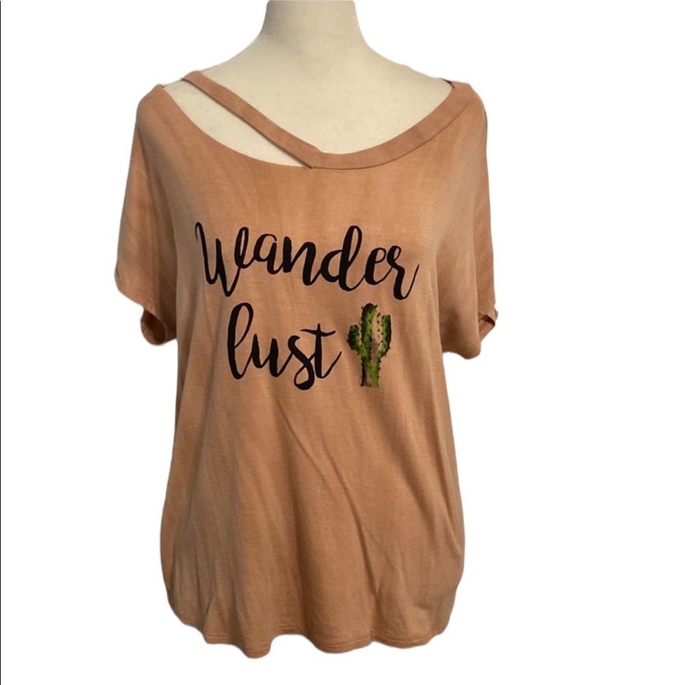 WANDER LUST cactus T-shirt